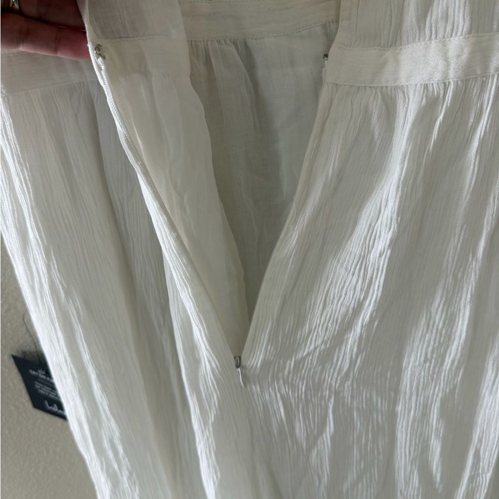 NWT Lulus Tickets To Paradise White Embroidered Tiered Flowy Maxi Dress Size XXL - Picture 12 of 13